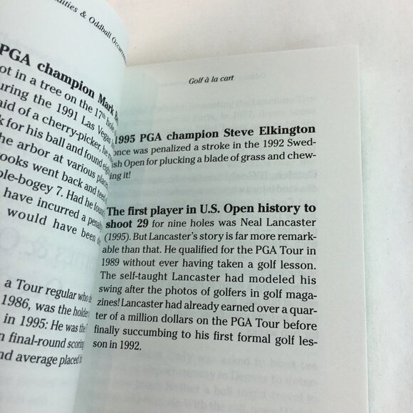 Golf Gift Ala Carte Facts and Fun Book From The Fairways by Alan Ross 1999 - Picture 7 of 8